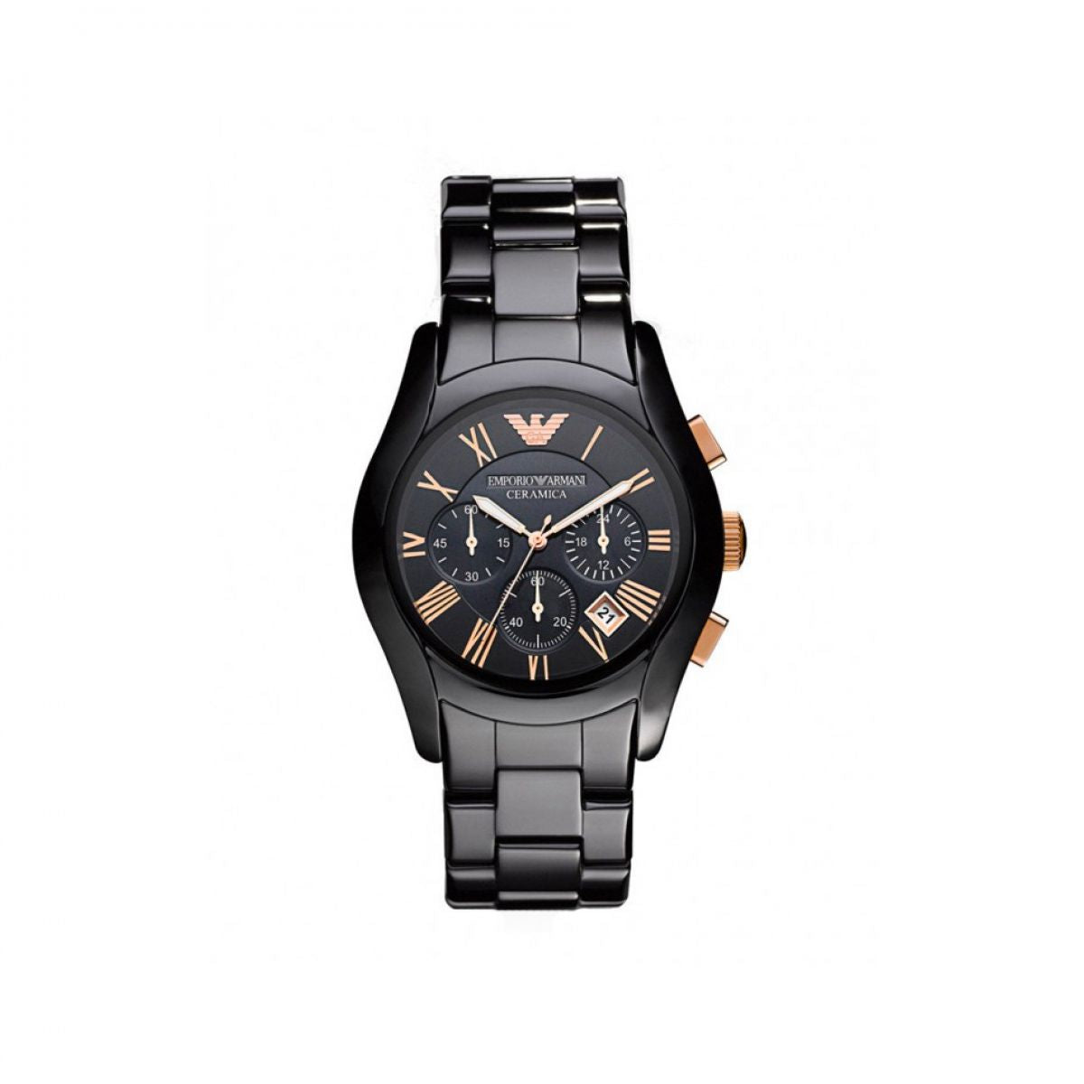 Emporio Armani Ceramica Valente AR1410 Heren Horloge 42mm 5 ATM