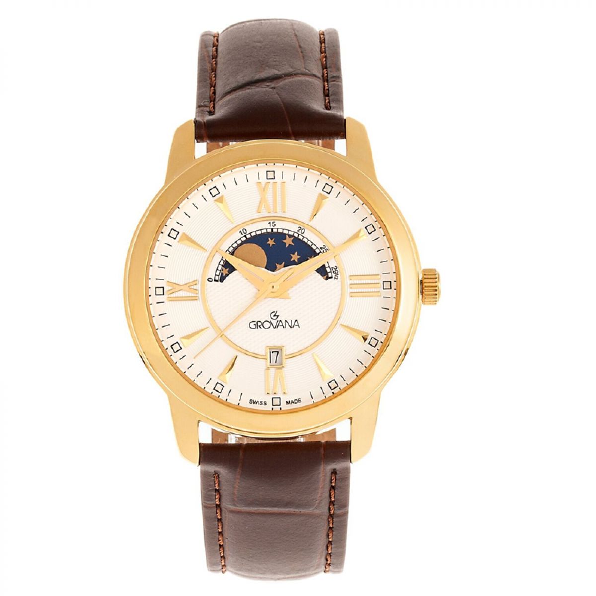 Grovana Moonphase Swiss Quartz | 1015.1512