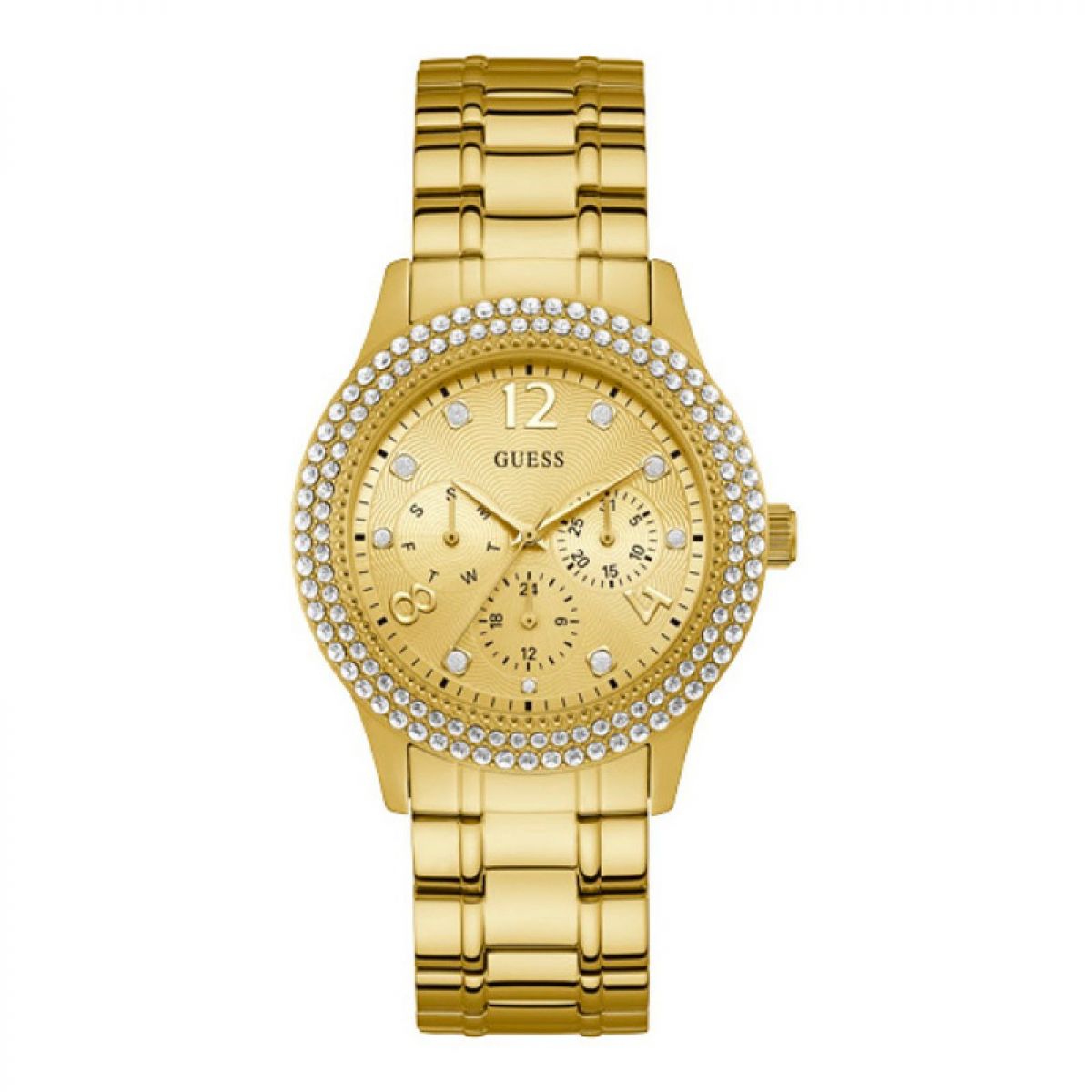 GUESS Watches -  W1097L1 -  horloge -  Vrouwen -  RVS - Zilverkleurig -  40  mm