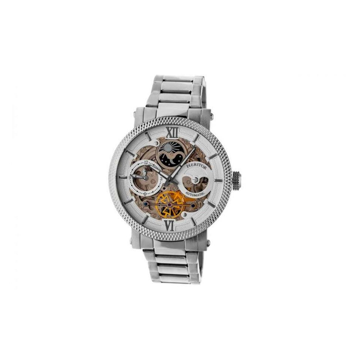 Heritor Aries Skeleton Automatics | dual time | HERHR4401