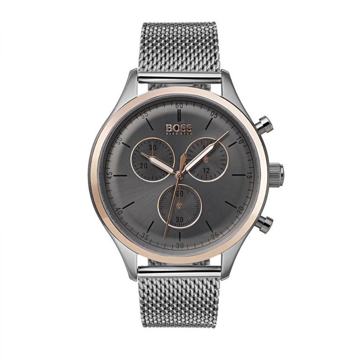 Hugo Boss HB1513549 horloge heren - zilver - edelstaal