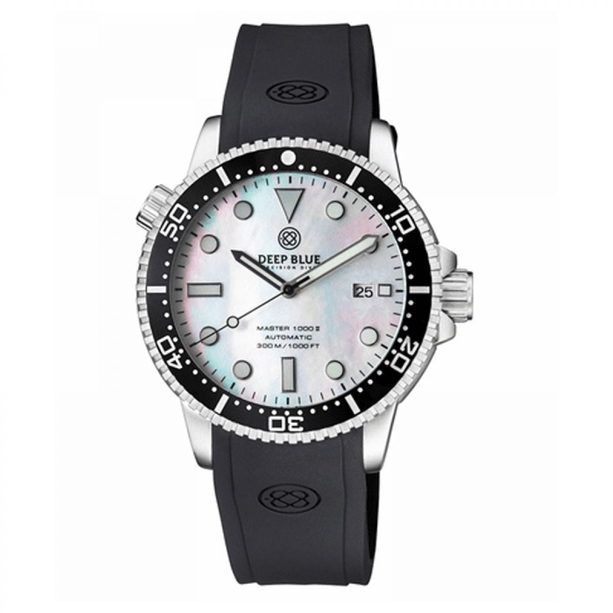 MASTER 1000 II 44MM AUTOMATIC DIVER BLACK CERAMIC BEZEL -WHITE MOTHER OF PEARL DIAL