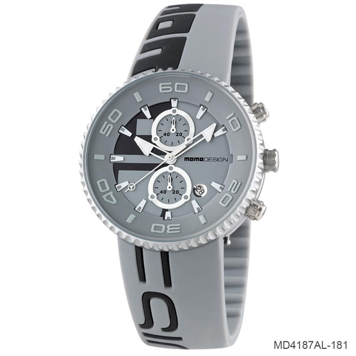 Jet aluminium crono MD4187AL-181 Mannen Quartz horloge