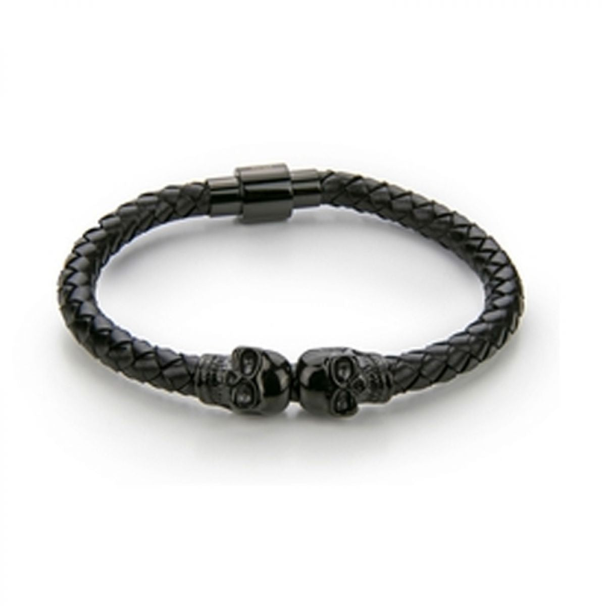 Monomen Men&apos;s Genuine Nappa Leather Bracelet MM10827BB