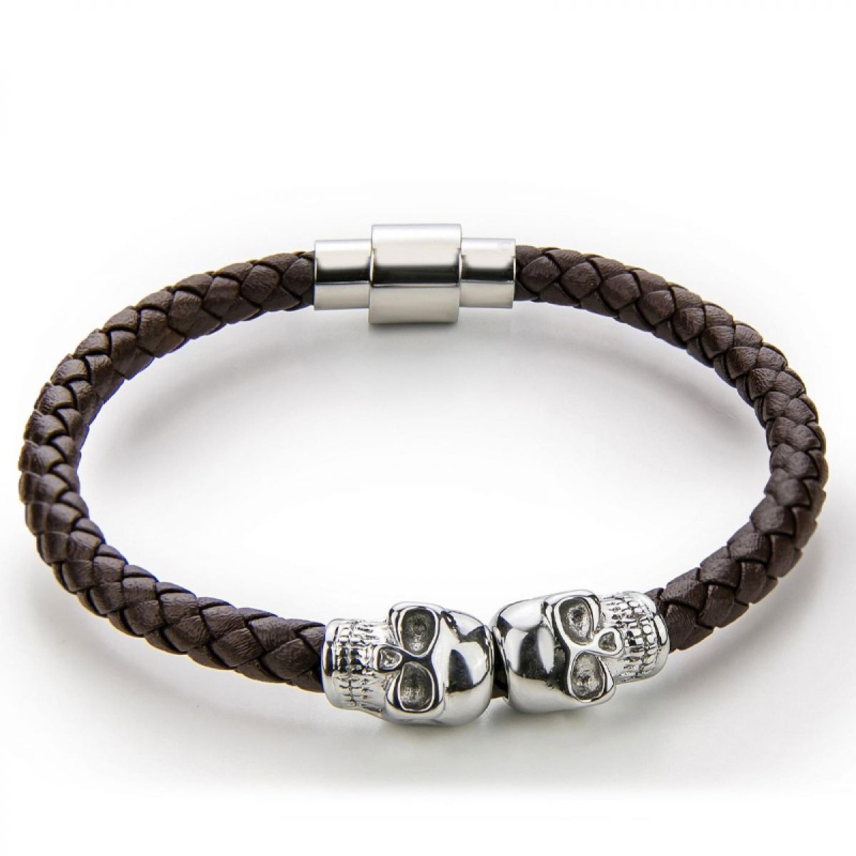 Monomen Men&apos;s Genuine Nappa Leather Bracelet MM10827SO