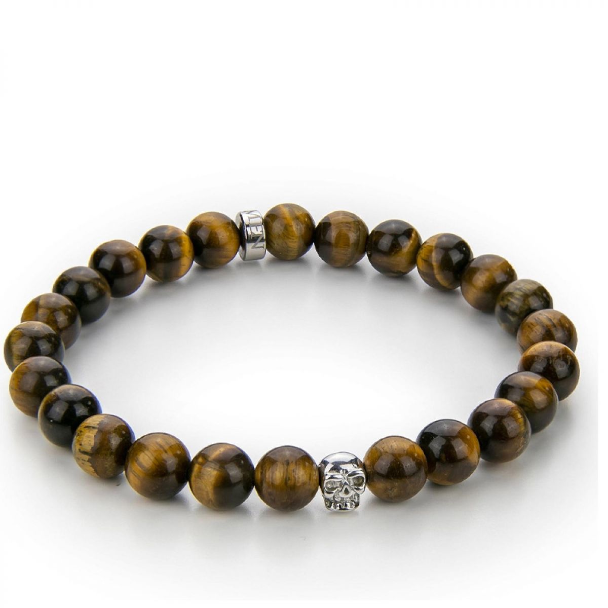 Monomen Men&apos;s Tiger Eye Bracelet MM10831S