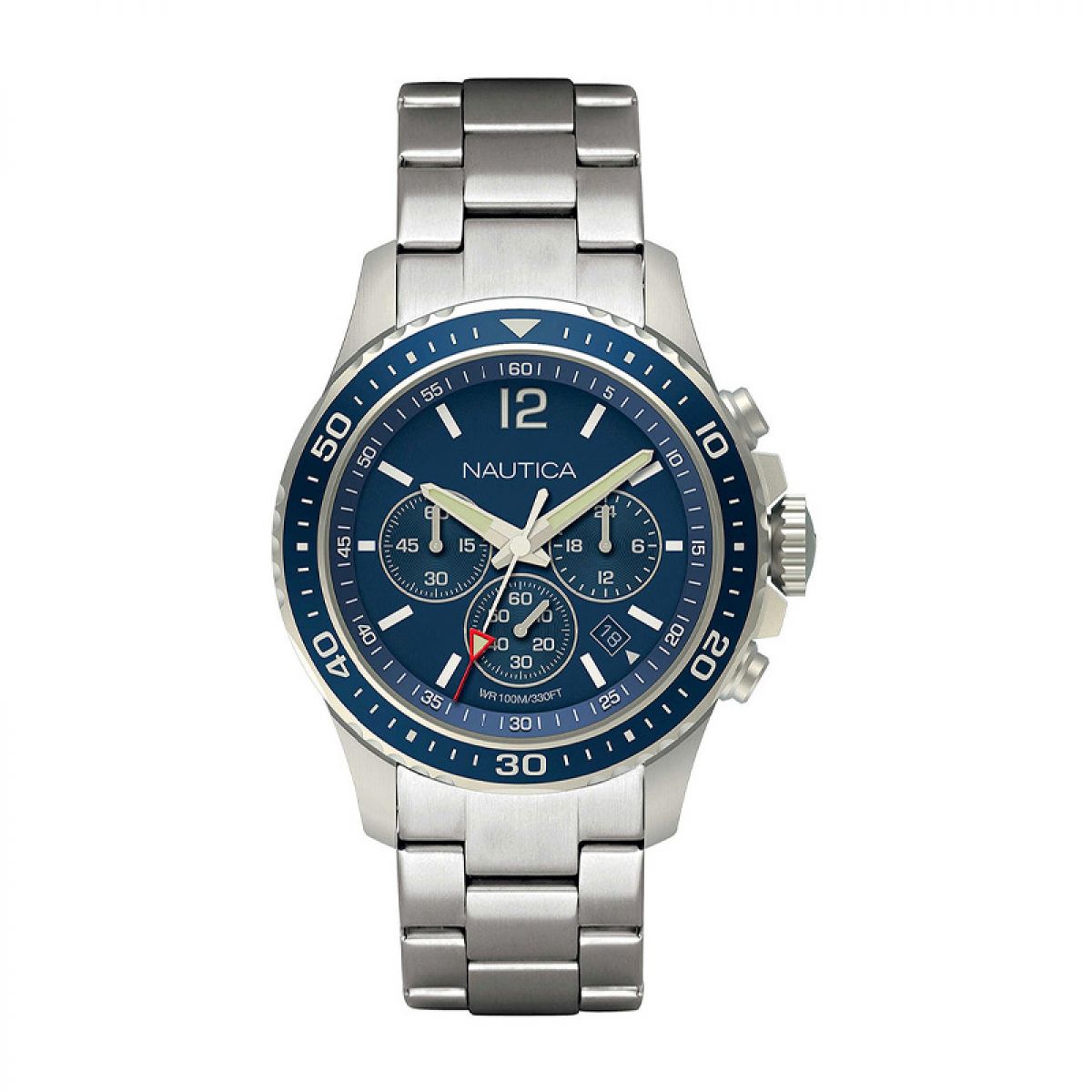 Nautica NAPFRB011 Heren Horloge 44 mm