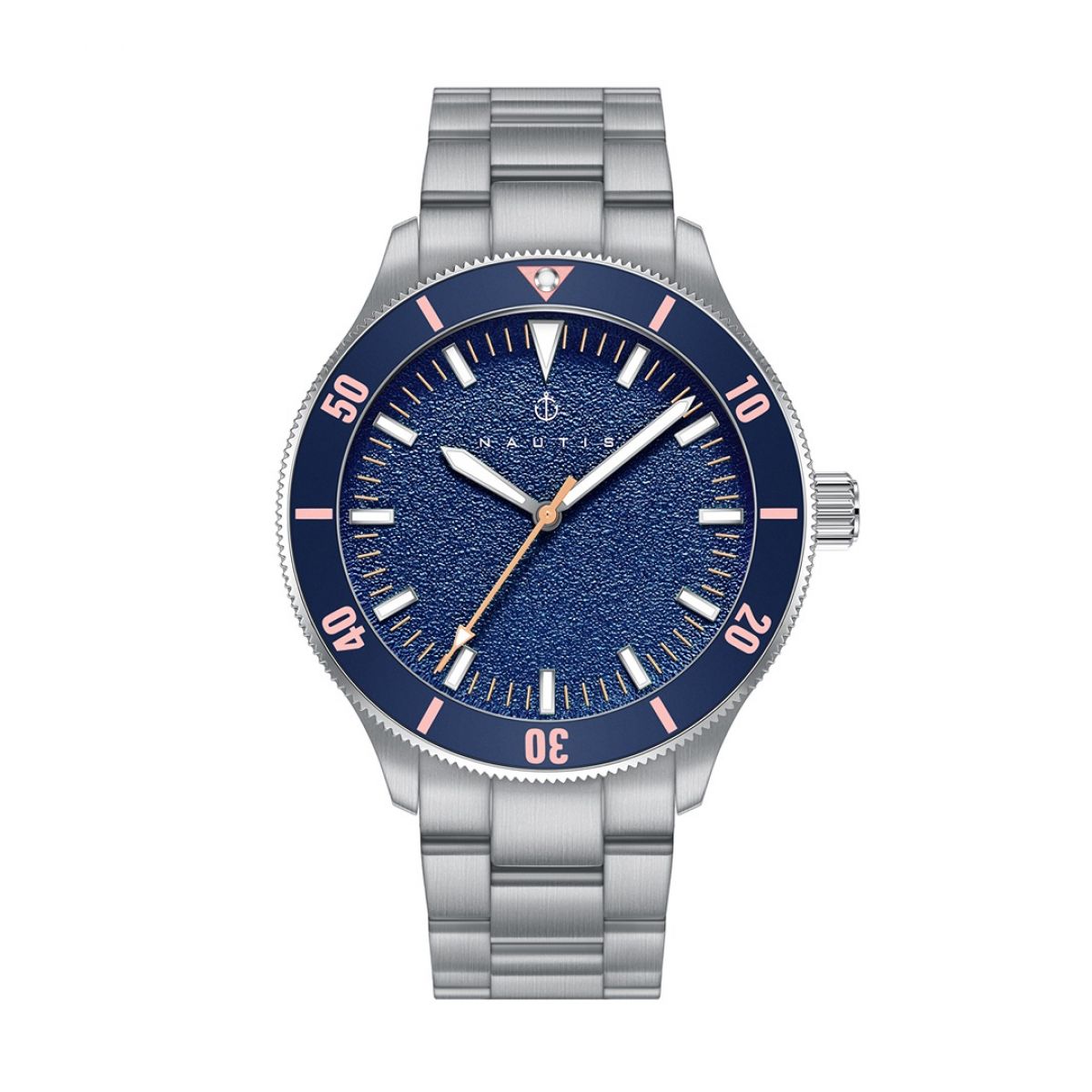 SALE | Nautis Deacon NAUN101-3 Heren Horloge 43mm 20 ATM