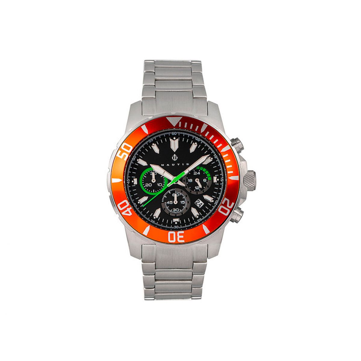 SALE | Nautis Dive Chrono 500 17065-A Heren Horloge 45mm 50 ATM