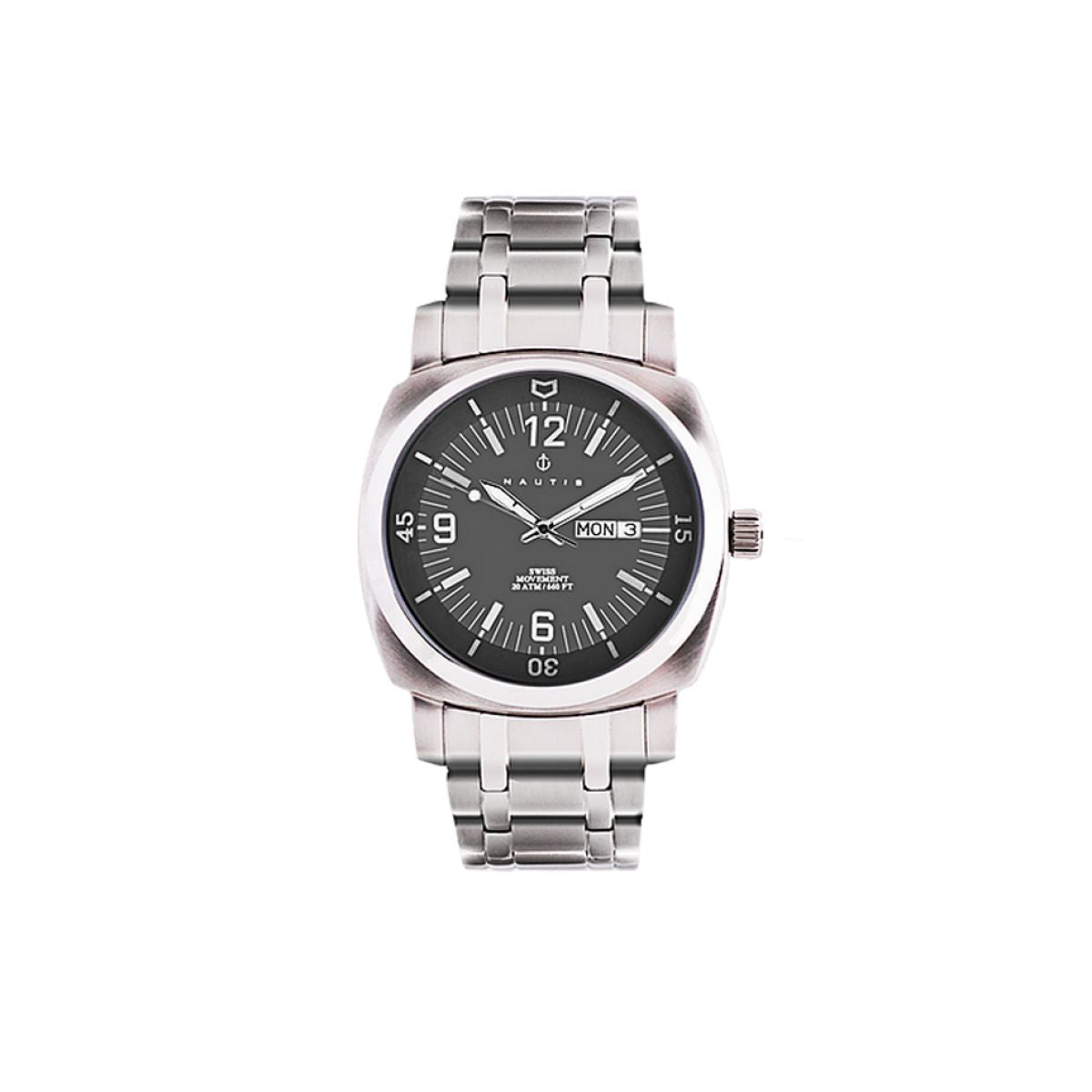 SALE | Nautis Stealth GL2087-G Heren Horloge 45mm 20 ATM