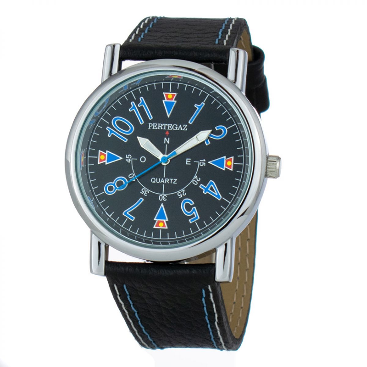 Pertegaz Watches P33004-N Heren Horloge 42MM 3ATM