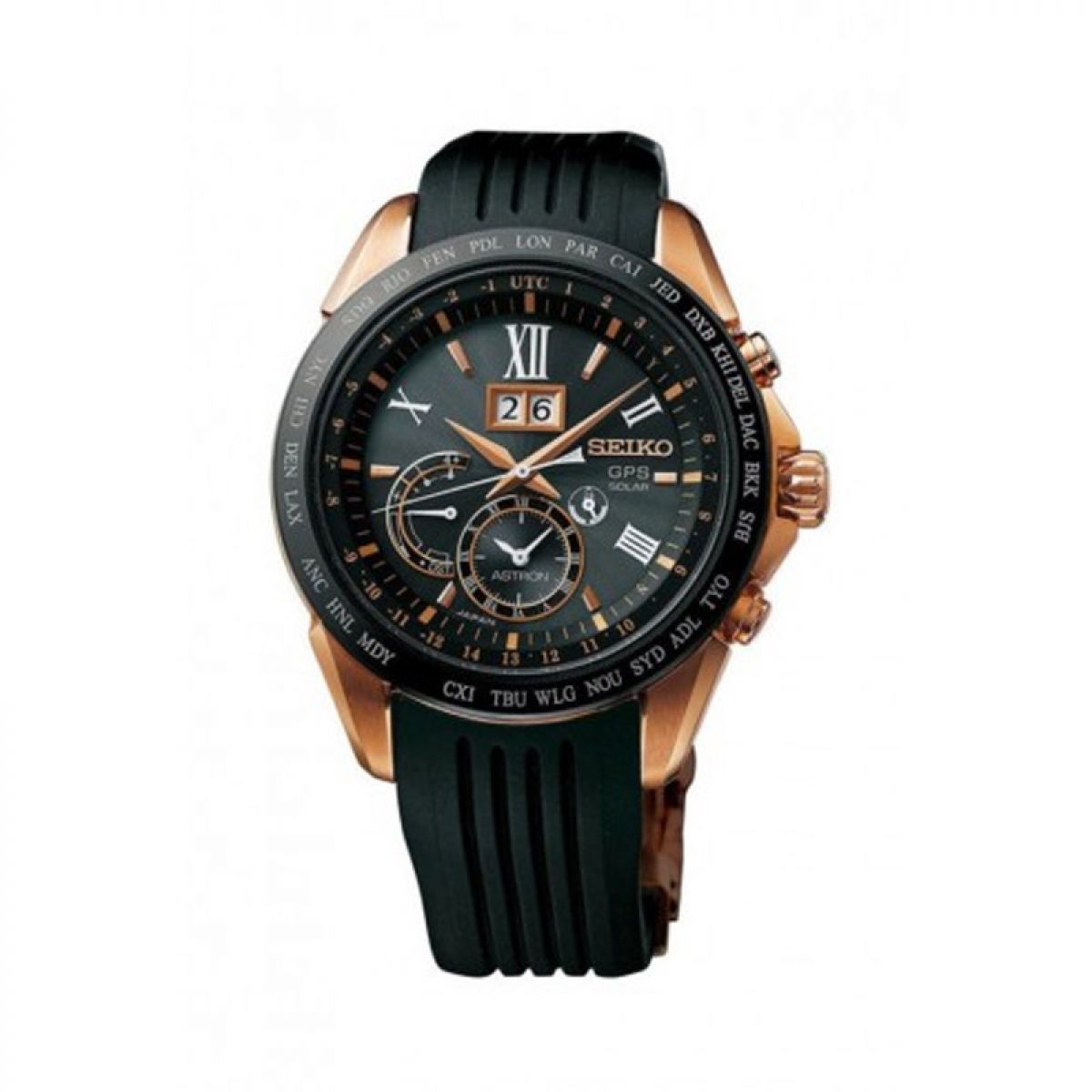 Seiko Astron GPS Solar Rose goud 45 MM | SSE153J1