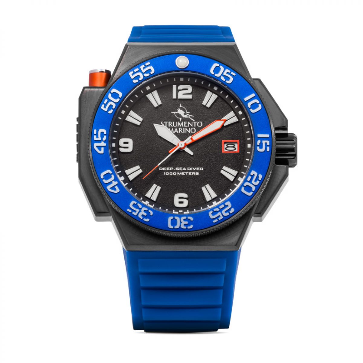 Strumento Marino 100ATM SM129S-BK-NR-BL Horloge Heren 46MM