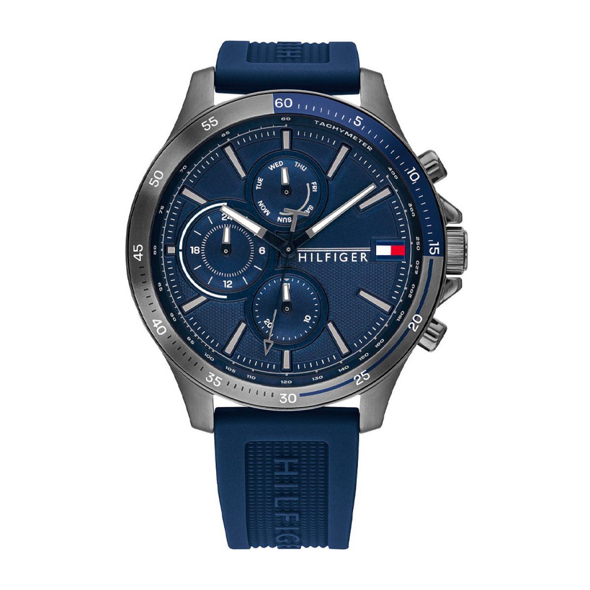 Tommy Hilfiger TH1791721 Horloge  - Siliconen - Blauw - Ø  46 mm