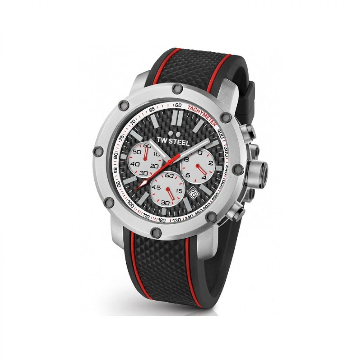 TW Steel Grandeur Tech Collection TS2 - horloge - heren - zilverkleurig - ⍉48 - chrono