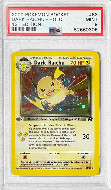 Pokemon 1999 Base 1st Edition Kadabra 32/102 BGS 9 MINT (Graded