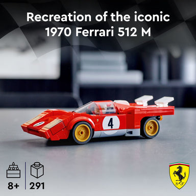 LEGO Speed Champions 76895 Ferrari F8 Tributo Toy Cars for Kids, Building  Kit Featuring Minifigure (275 Pieces)