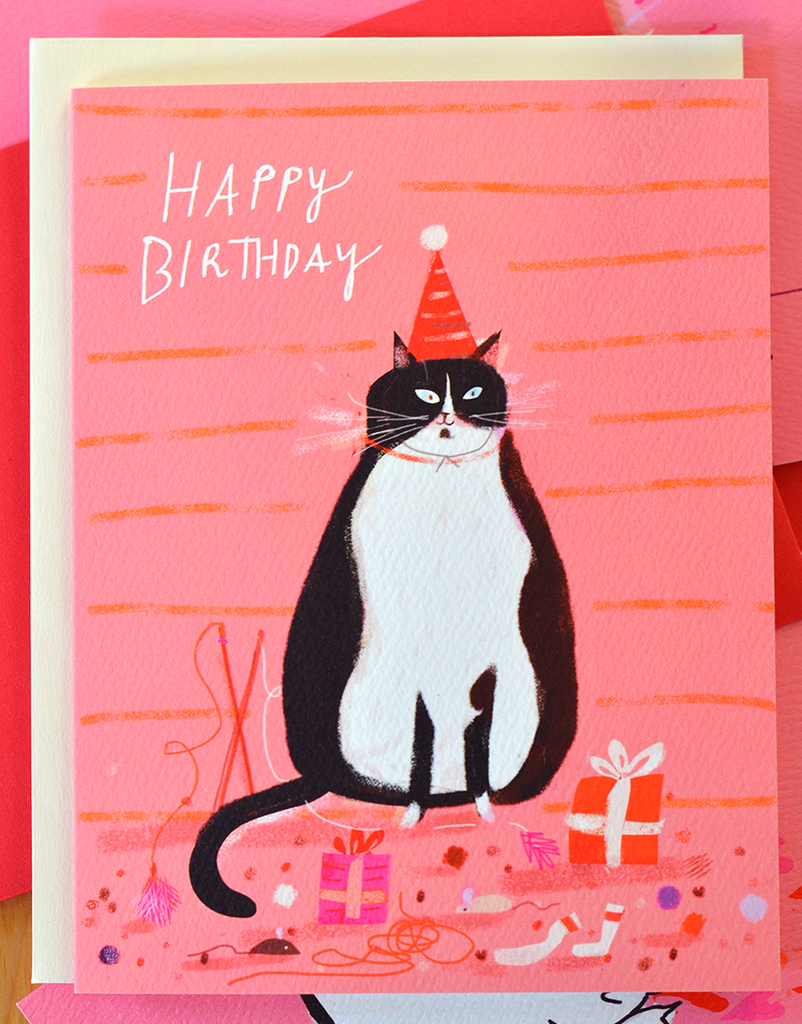 Handmade Cat Birthday Card Ideas