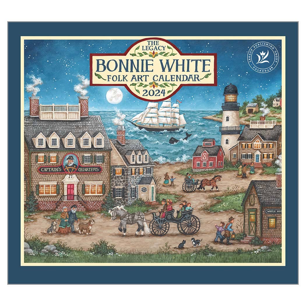 Lang Folk Art Calendar 2024 Printable 2024 Calendar   Bonnie White Folk Art 2024 Wall Calendar 364183 