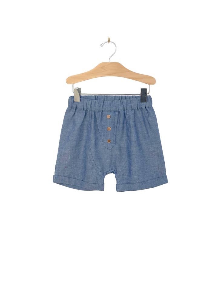 Chambray Shorts