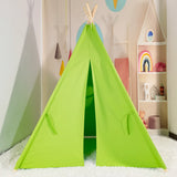front view of kids teepee tent