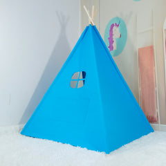 Turquoise kids teepee tent