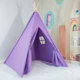 side view of kids teepee tent