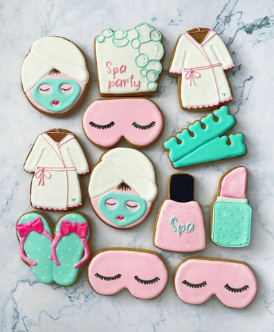 Spa Party Cookies