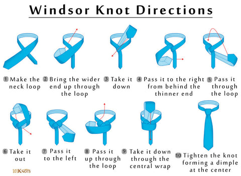 how to tie a windsor knot