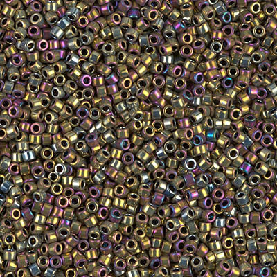 2mm Round Glass Beads - Metallic Bronze Iris - 100 Beads – funkyprettybeads