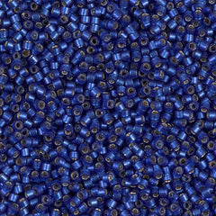 Miyuki Delica Bead 11/0 - DB0693 - Dyed Semi-Frosted Silver Lined Dusk -  Barrel of Beads