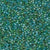 Miyuki Delica Bead 11/0 - DB0984 - Sparkling Lined Aqua Fresco Mix (aqua teal green) - Barrel of Beads