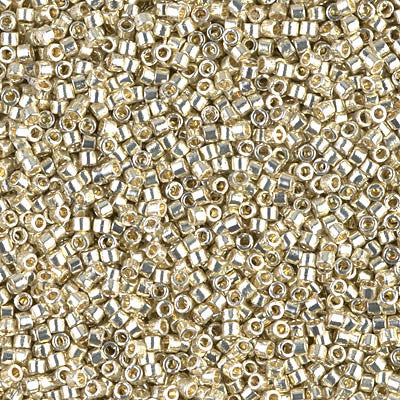 Miyuki Delica Seed Beads 11/0 - Duracoat Galvanized Gold DB1832 7.2 Grams