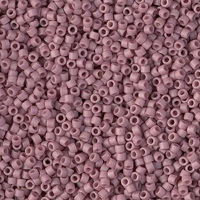 Miyuki Delica Seed Beads, 11/0 Size, Galvanized Matte Magenta DB1173 (2.5  Tube) — Beadaholique