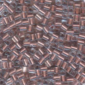 3mm Czech Fire Polish Round Bead, Gold Shine Saddle Brown, 50 pieces