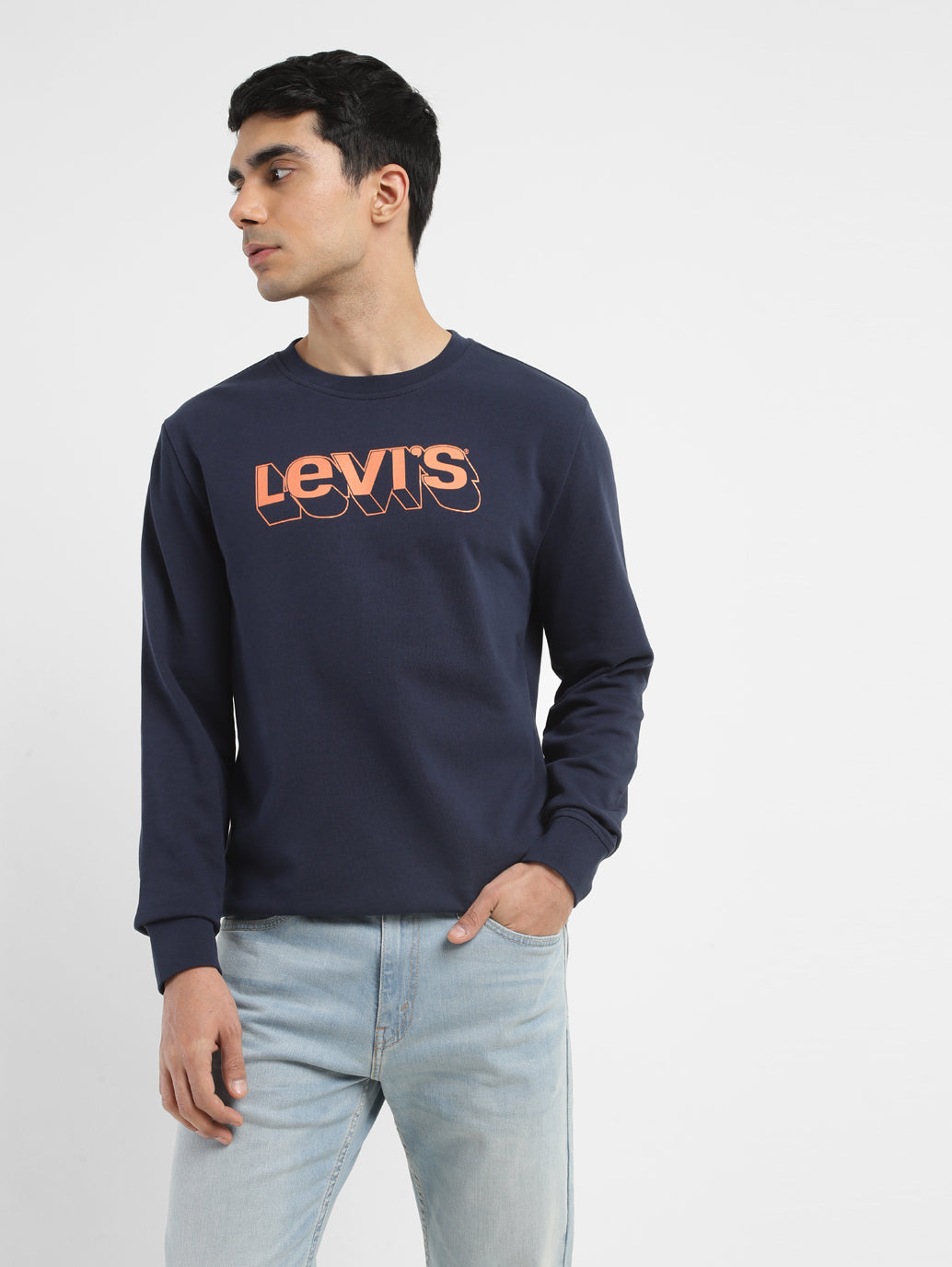 Levi's 2024 navy sweatshirt