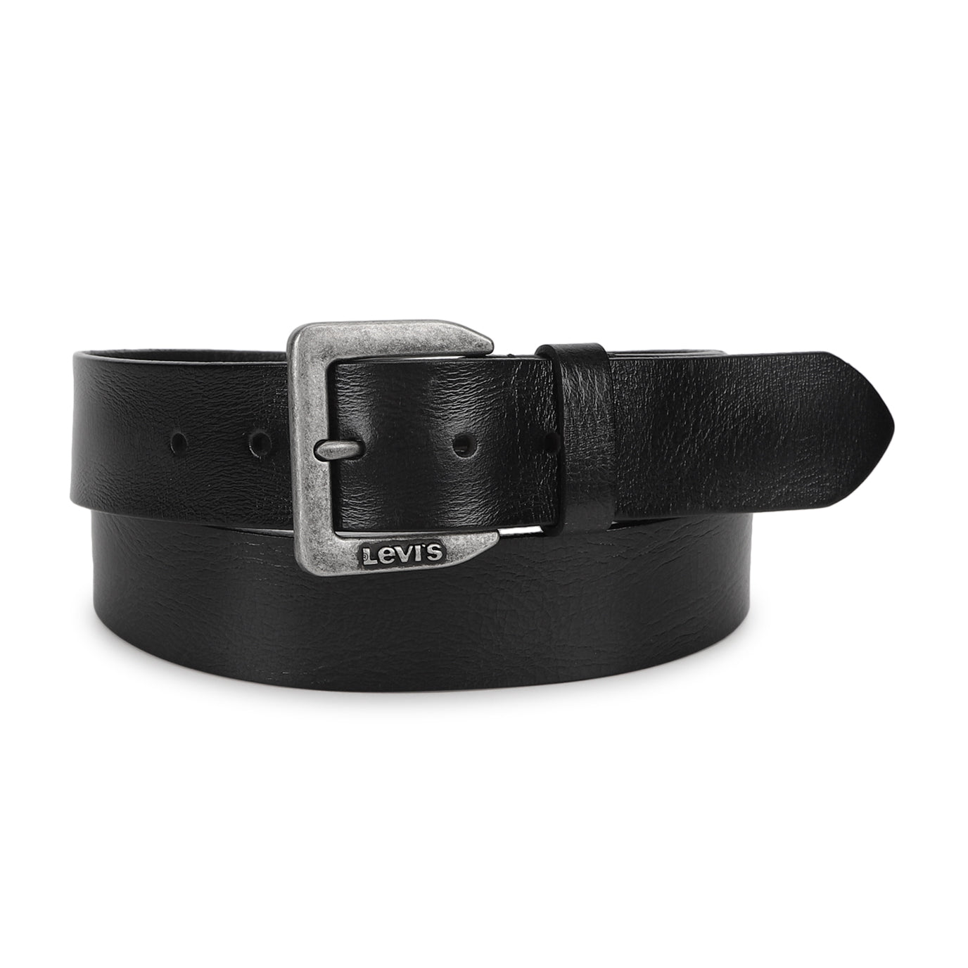 Men's Black Casual Leather Belt