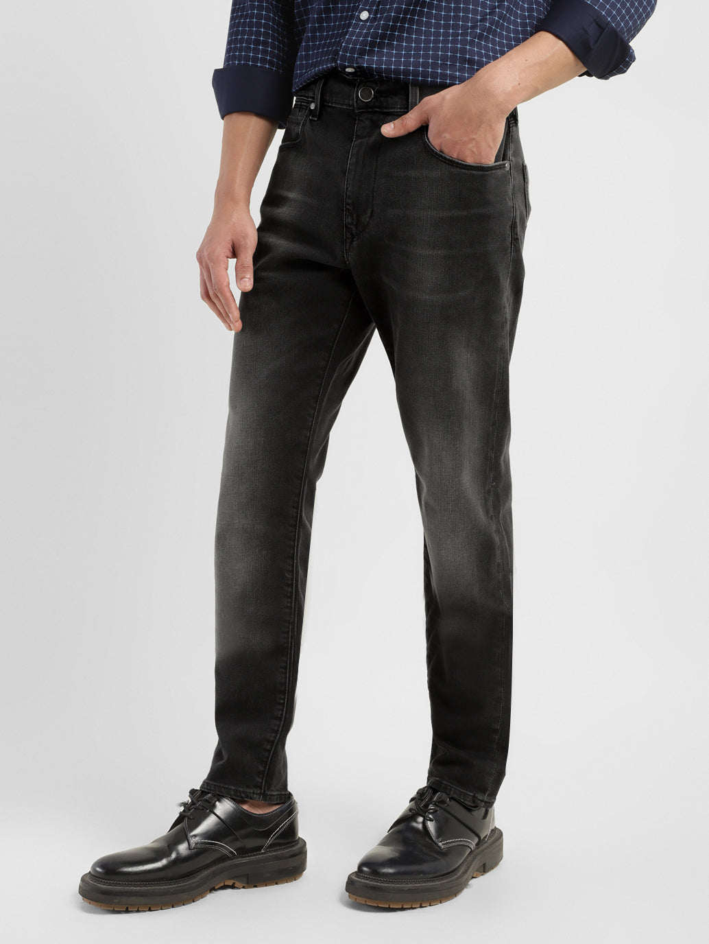 SUNSIOM Mens Long Sleeve Shirt Button Up Denim Jeans Smart Formal Plain Top  - Walmart.com
