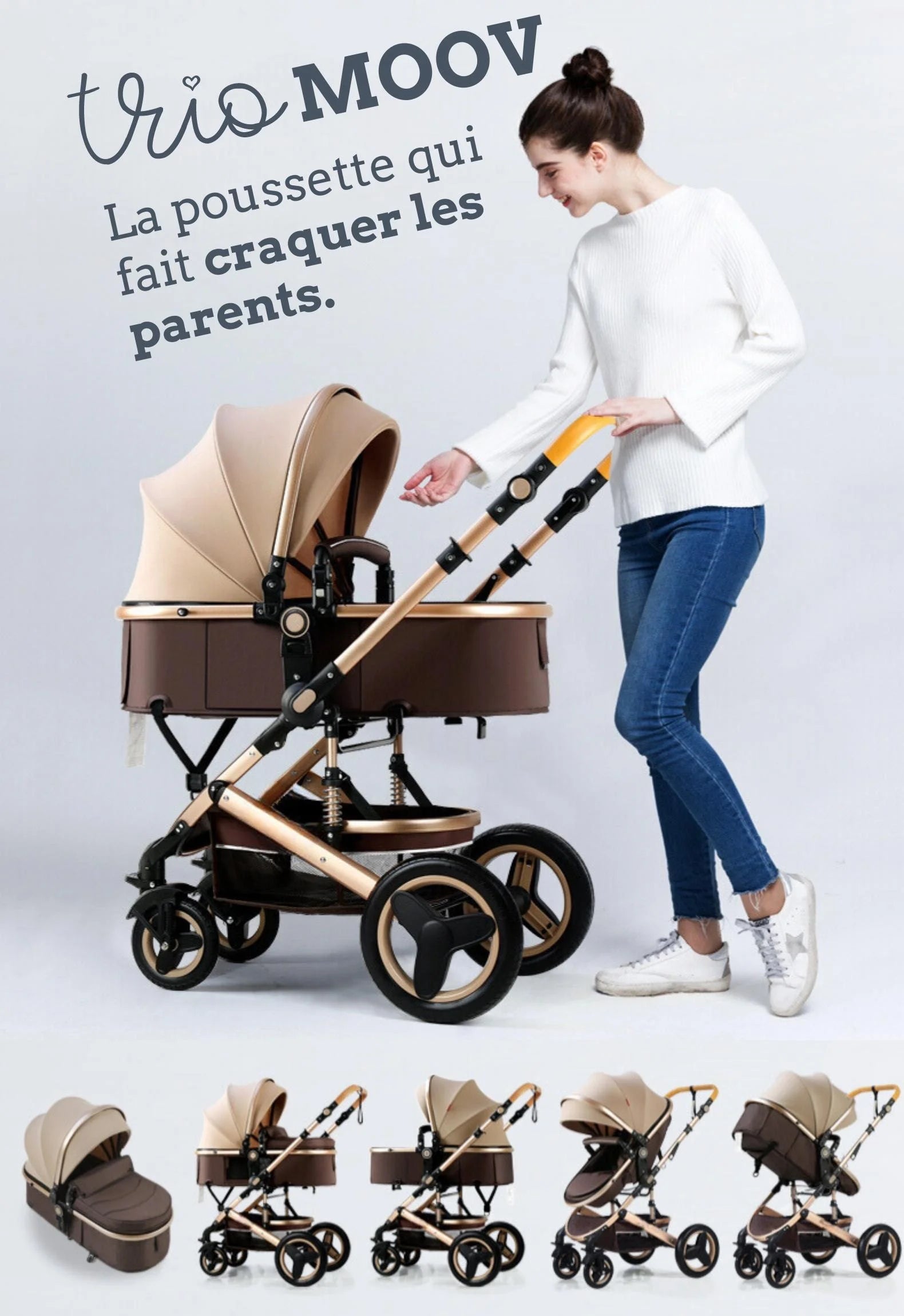 Poussette 3 en 1 Trio™ MOOV – Trio Poussette