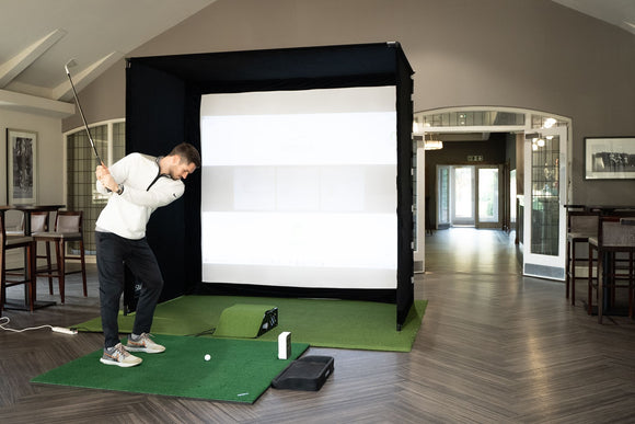 GolfBays Club Display Rack, Holds 14 Clubs & 9 Golf Balls , Indoor Gol –  GolfbaysUSA