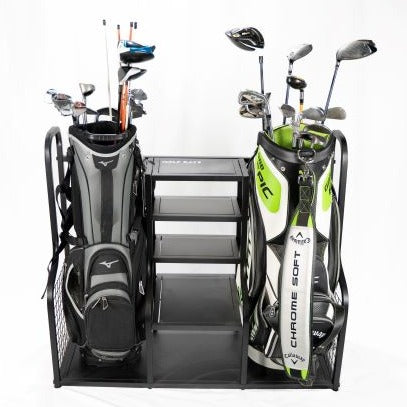ClubExhibit™ Essential Rolling Rack: Modern & Budget-Friendly Golf