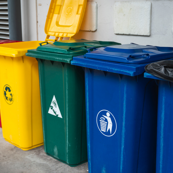 Bins carrying home waste
