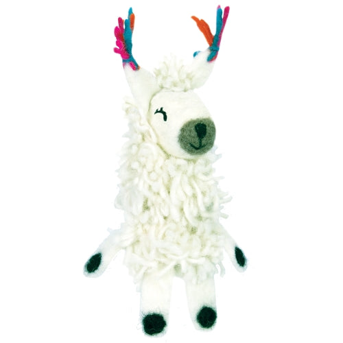 llama finger puppet