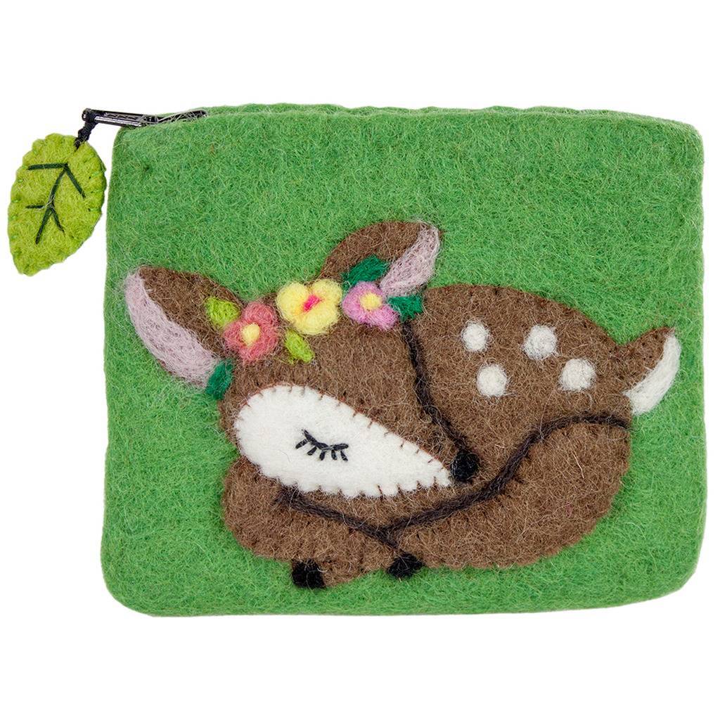 felt coin purse