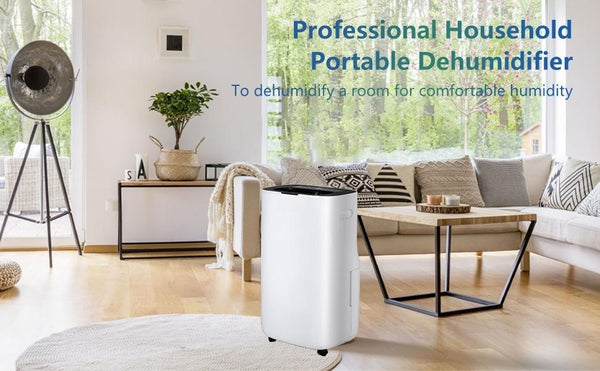 Portable 4000 Sq. Ft 50 Pint Basement Dehumidifier for Medium to Large Room