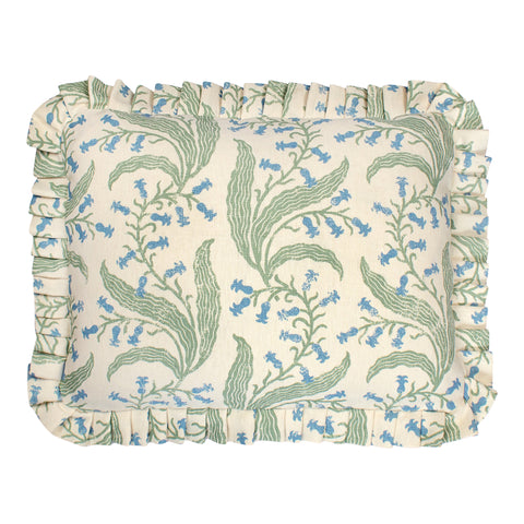 Bluebells Small Ruffle Cushion