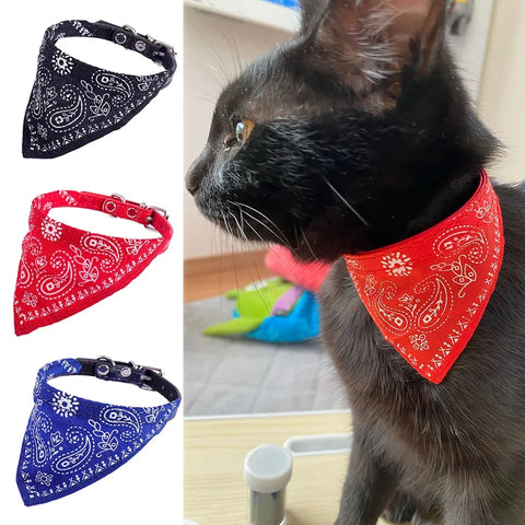 Optez pour notre bandana pour chat et donnez à votre compagnon félin un look élégant et tendance qui fera tourner les têtes où qu'il aille. Que ce soit en noir, rouge, bleu ou violet, notre bandana est sûr de faire ressortir la personnalité unique de votre chat.