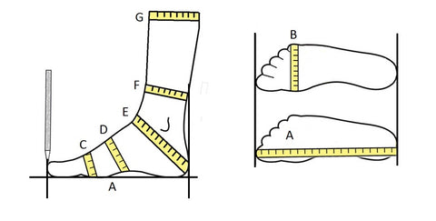 Feet Measuring | Julia Bo - Womens Oxfords & Boots