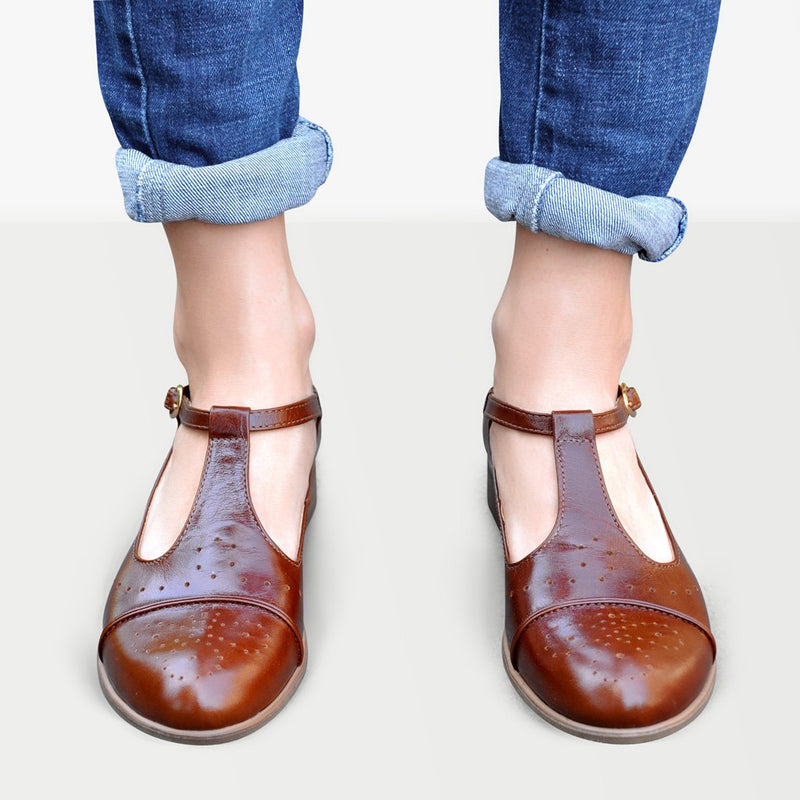 Mary Jane Shoes by Julia Bo | Custom Made Oxfords & Boots - Julia Bo ...