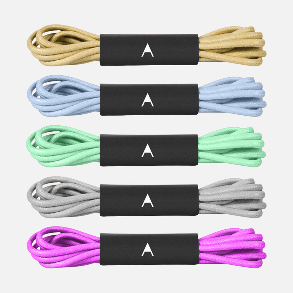 pastel shoelaces